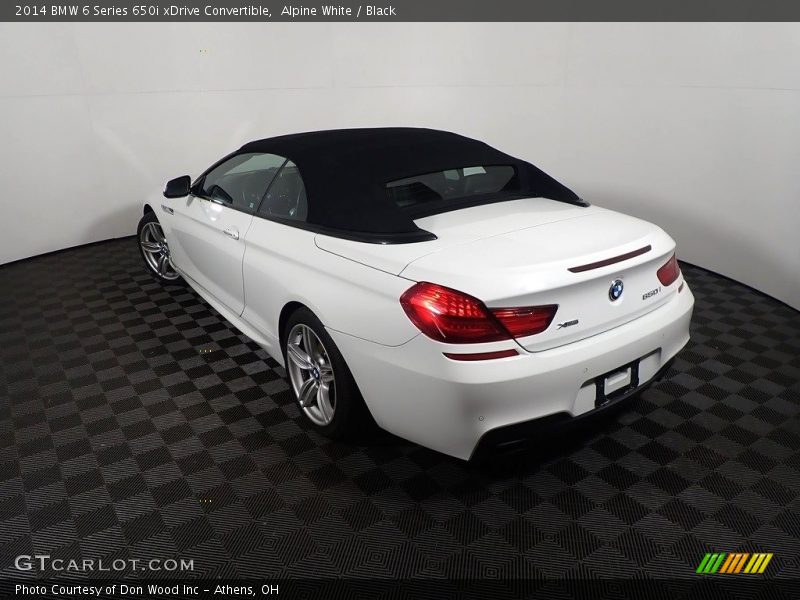 Alpine White / Black 2014 BMW 6 Series 650i xDrive Convertible