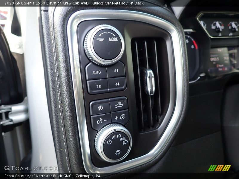 Quicksilver Metallic / Jet Black 2020 GMC Sierra 1500 Elevation Crew Cab 4WD