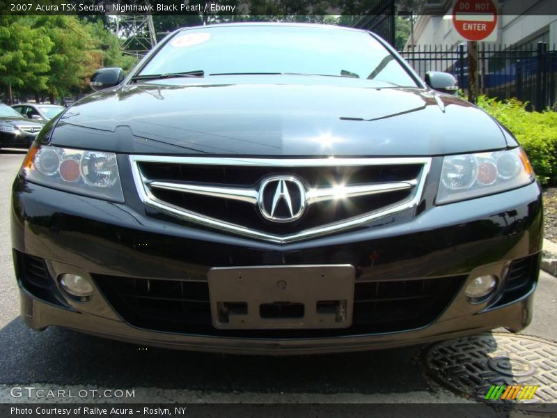 Nighthawk Black Pearl / Ebony 2007 Acura TSX Sedan