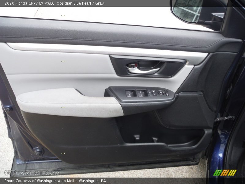 Obsidian Blue Pearl / Gray 2020 Honda CR-V LX AWD