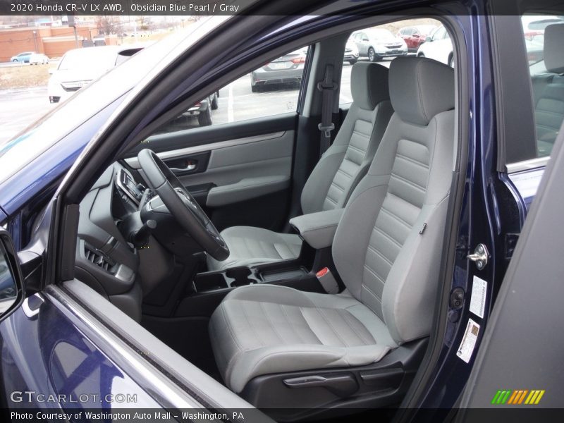Obsidian Blue Pearl / Gray 2020 Honda CR-V LX AWD