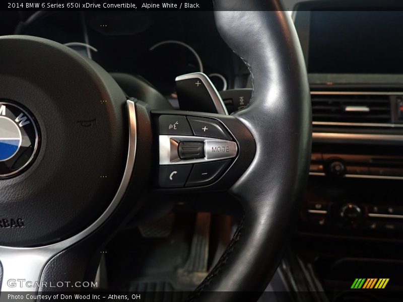 Alpine White / Black 2014 BMW 6 Series 650i xDrive Convertible