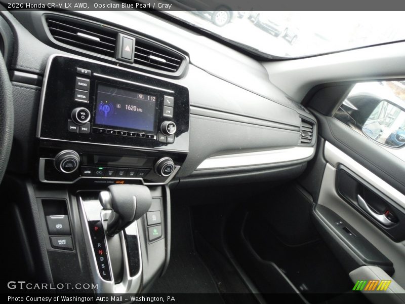 Obsidian Blue Pearl / Gray 2020 Honda CR-V LX AWD