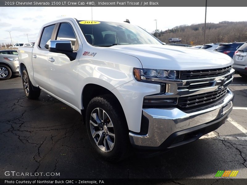 Iridescent Pearl Tricoat / Jet Black 2019 Chevrolet Silverado 1500 LT Crew Cab 4WD