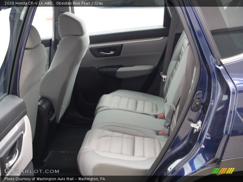 Obsidian Blue Pearl / Gray 2020 Honda CR-V LX AWD