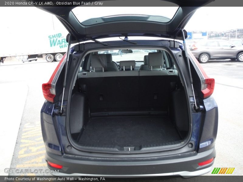 Obsidian Blue Pearl / Gray 2020 Honda CR-V LX AWD