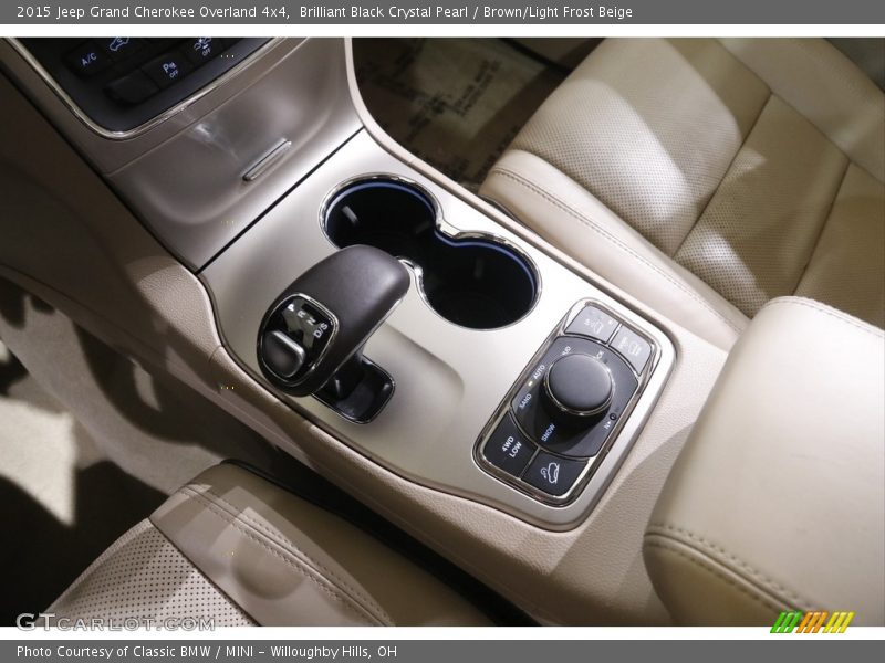 Brilliant Black Crystal Pearl / Brown/Light Frost Beige 2015 Jeep Grand Cherokee Overland 4x4