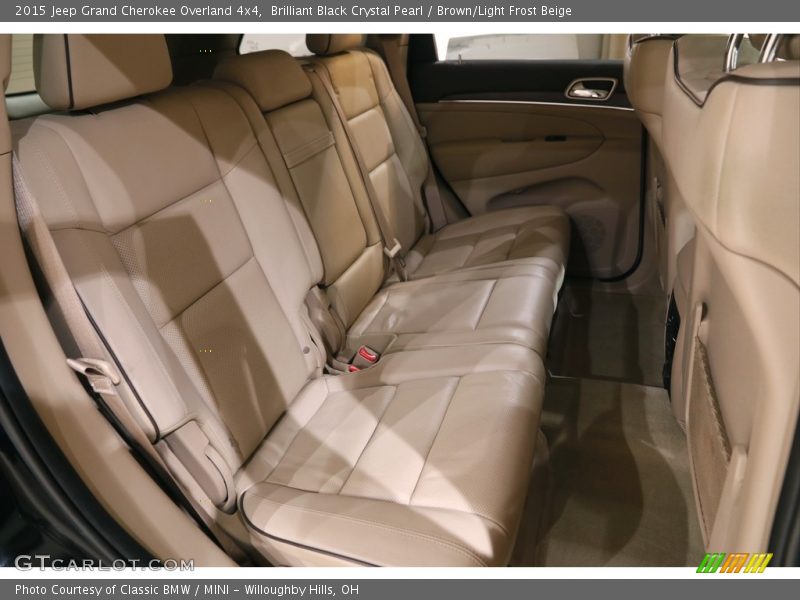Brilliant Black Crystal Pearl / Brown/Light Frost Beige 2015 Jeep Grand Cherokee Overland 4x4