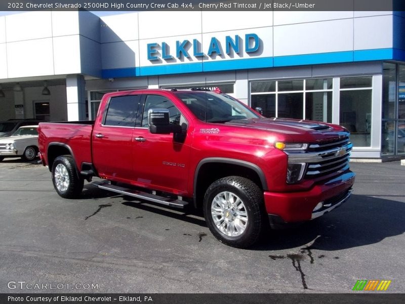 Cherry Red Tintcoat / Jet Black/­Umber 2022 Chevrolet Silverado 2500HD High Country Crew Cab 4x4