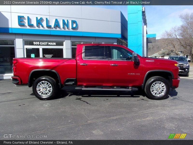 Cherry Red Tintcoat / Jet Black/­Umber 2022 Chevrolet Silverado 2500HD High Country Crew Cab 4x4