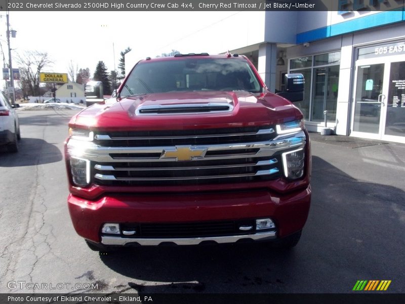 Cherry Red Tintcoat / Jet Black/­Umber 2022 Chevrolet Silverado 2500HD High Country Crew Cab 4x4