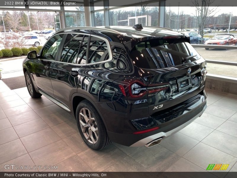 Black / Cognac 2022 BMW X3 xDrive30i