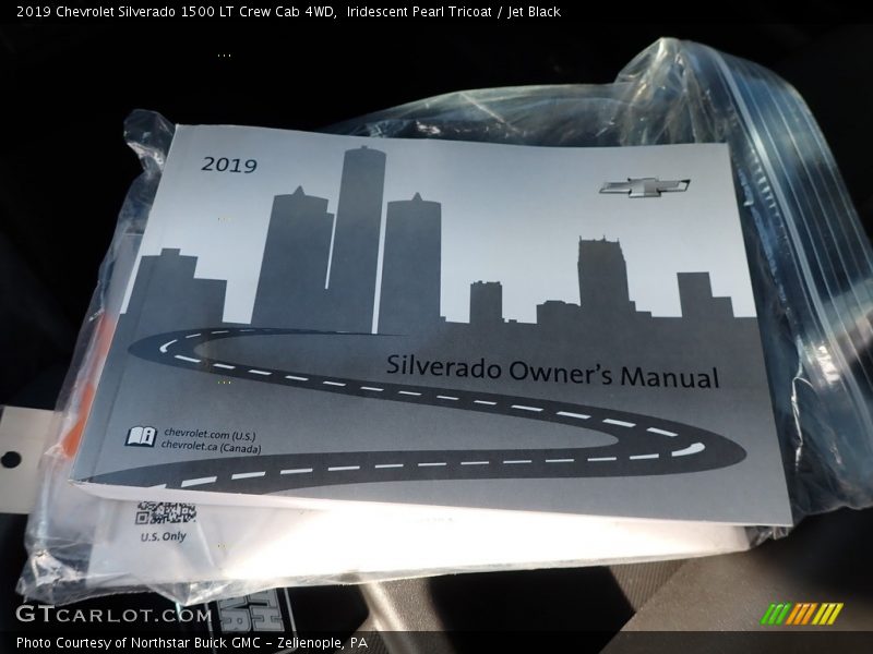 Iridescent Pearl Tricoat / Jet Black 2019 Chevrolet Silverado 1500 LT Crew Cab 4WD