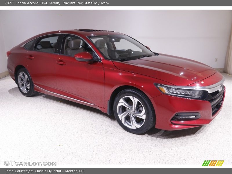 Radiant Red Metallic / Ivory 2020 Honda Accord EX-L Sedan