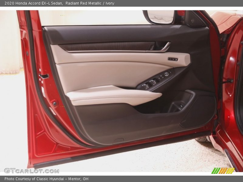 Radiant Red Metallic / Ivory 2020 Honda Accord EX-L Sedan