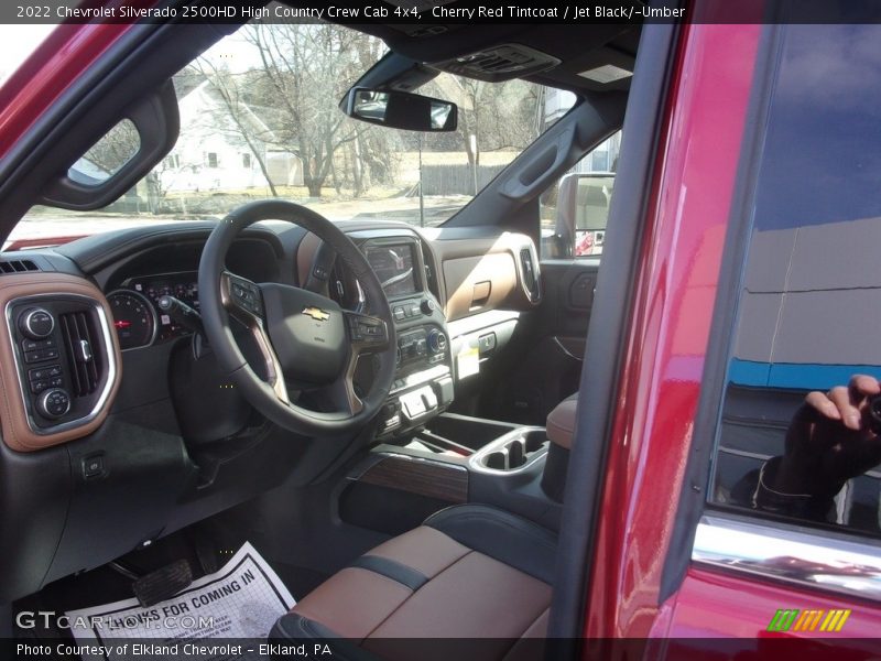  2022 Silverado 2500HD High Country Crew Cab 4x4 Jet Black/­Umber Interior