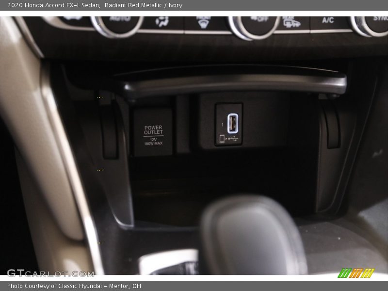 Radiant Red Metallic / Ivory 2020 Honda Accord EX-L Sedan