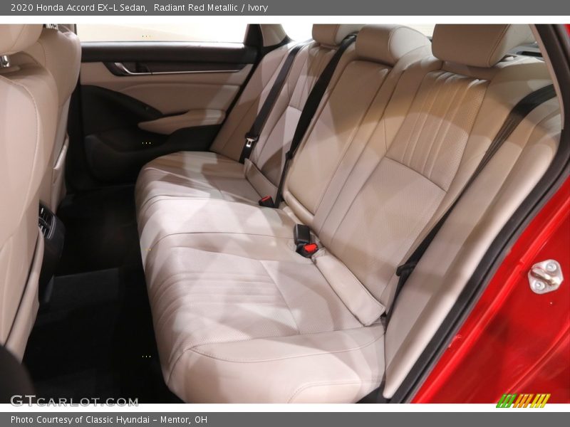 Radiant Red Metallic / Ivory 2020 Honda Accord EX-L Sedan