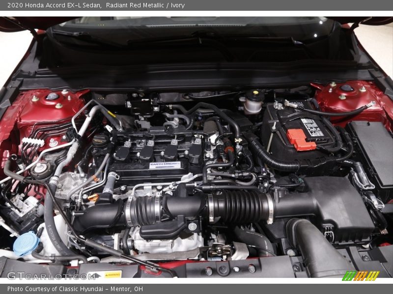 Radiant Red Metallic / Ivory 2020 Honda Accord EX-L Sedan