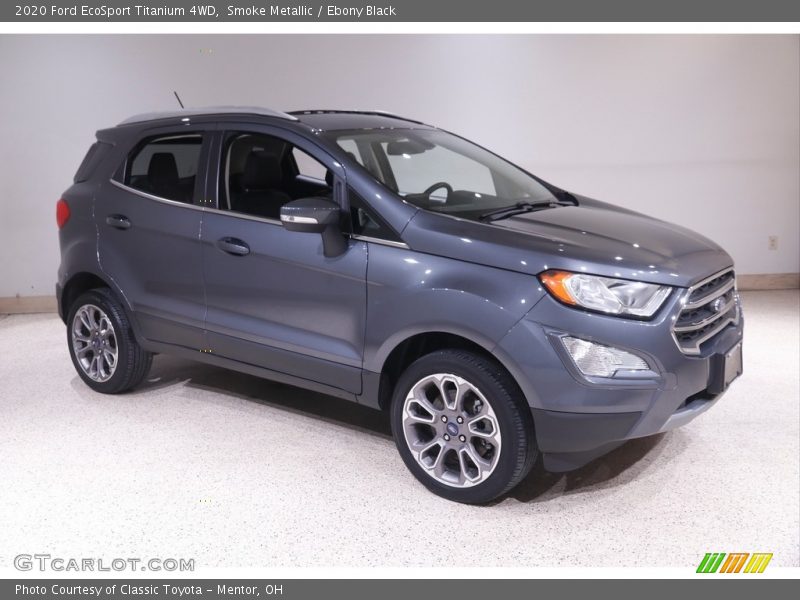 Smoke Metallic / Ebony Black 2020 Ford EcoSport Titanium 4WD