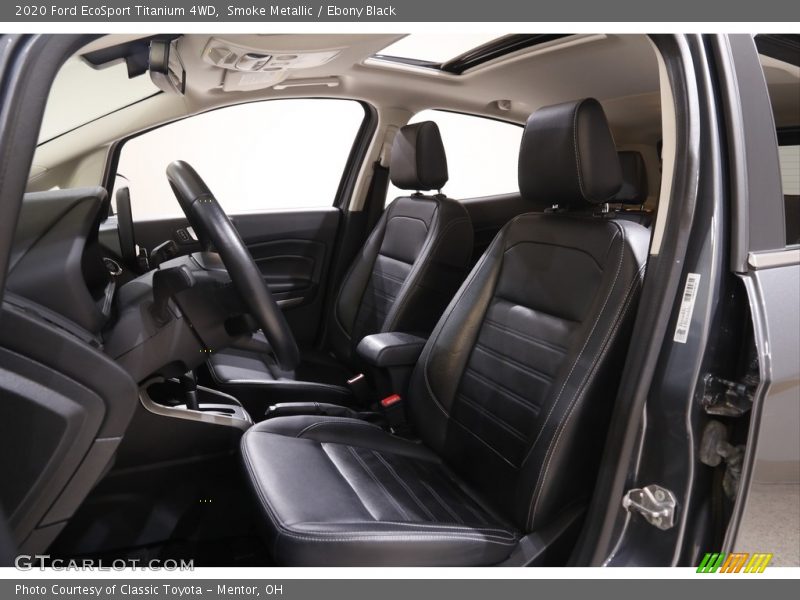 Smoke Metallic / Ebony Black 2020 Ford EcoSport Titanium 4WD