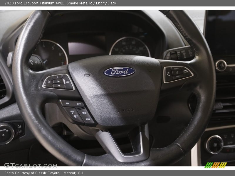 Smoke Metallic / Ebony Black 2020 Ford EcoSport Titanium 4WD
