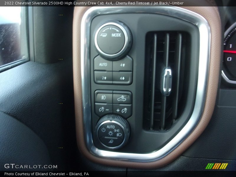 Controls of 2022 Silverado 2500HD High Country Crew Cab 4x4