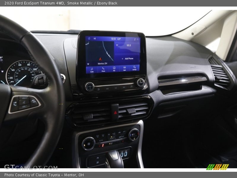 Smoke Metallic / Ebony Black 2020 Ford EcoSport Titanium 4WD