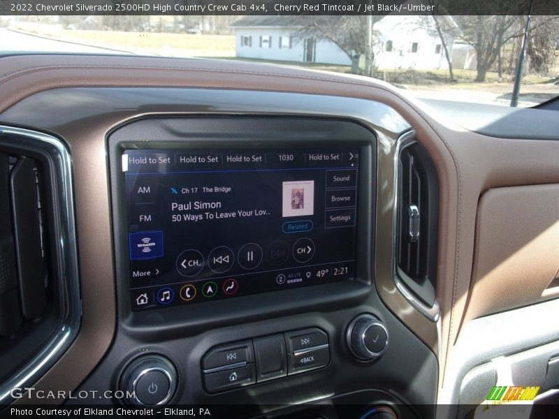 Cherry Red Tintcoat / Jet Black/­Umber 2022 Chevrolet Silverado 2500HD High Country Crew Cab 4x4
