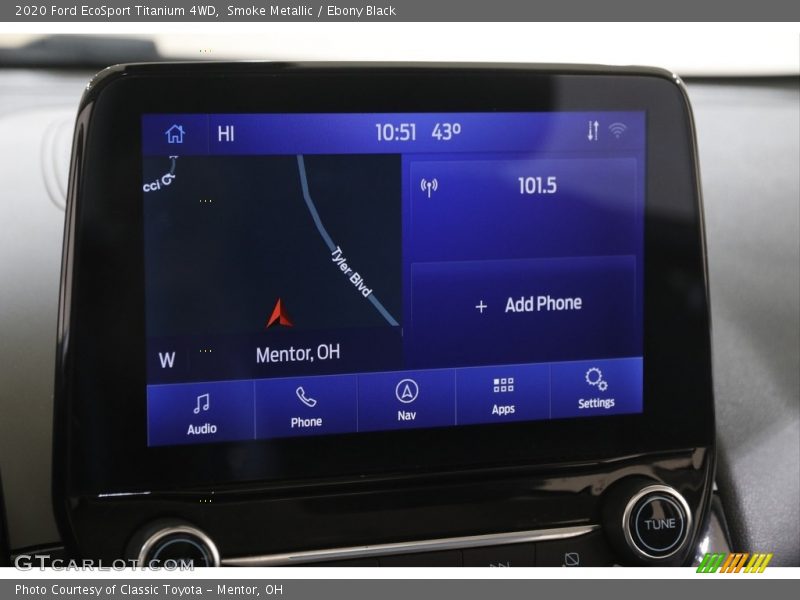 Smoke Metallic / Ebony Black 2020 Ford EcoSport Titanium 4WD