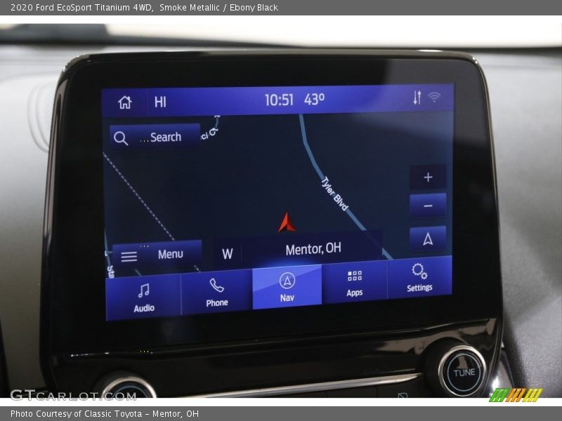 Smoke Metallic / Ebony Black 2020 Ford EcoSport Titanium 4WD