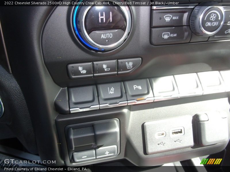Controls of 2022 Silverado 2500HD High Country Crew Cab 4x4