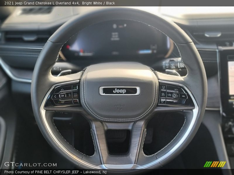 Bright White / Black 2021 Jeep Grand Cherokee L Overland 4x4