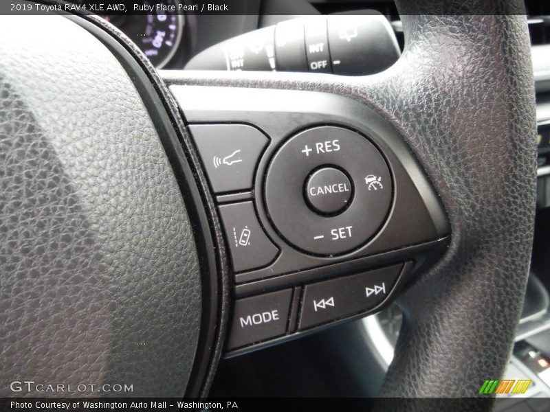 Ruby Flare Pearl / Black 2019 Toyota RAV4 XLE AWD
