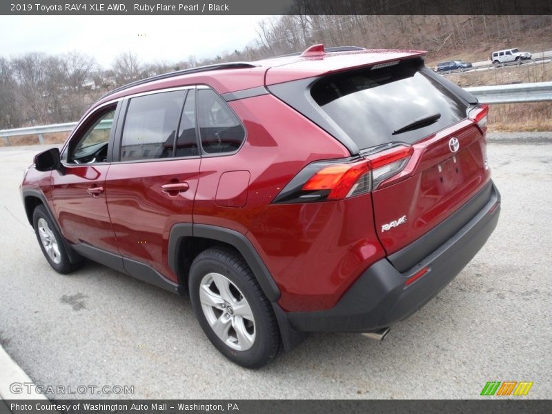 Ruby Flare Pearl / Black 2019 Toyota RAV4 XLE AWD