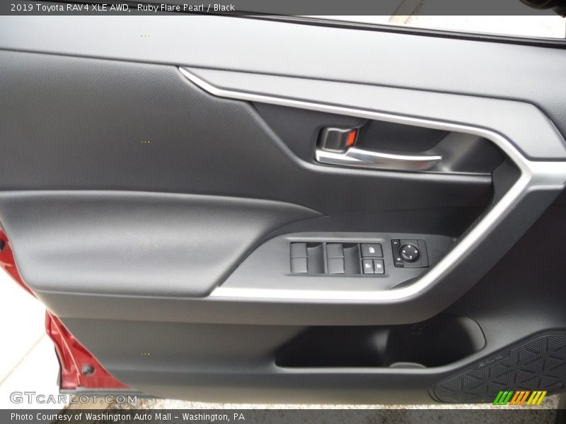 Ruby Flare Pearl / Black 2019 Toyota RAV4 XLE AWD