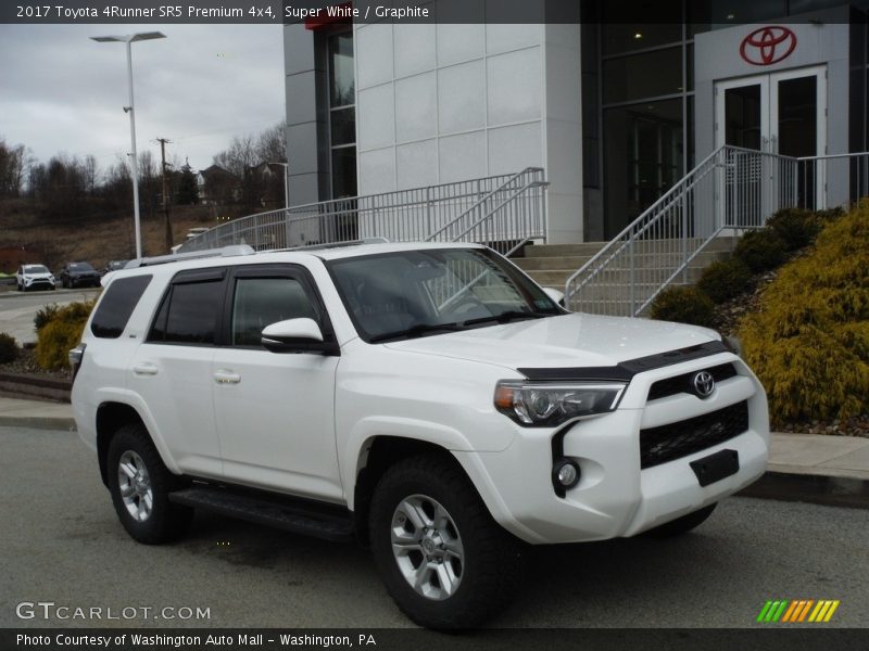 Super White / Graphite 2017 Toyota 4Runner SR5 Premium 4x4
