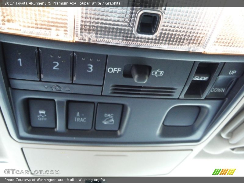 Super White / Graphite 2017 Toyota 4Runner SR5 Premium 4x4