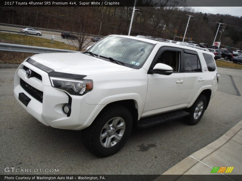 Super White / Graphite 2017 Toyota 4Runner SR5 Premium 4x4