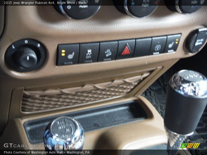 Bright White / Black 2015 Jeep Wrangler Rubicon 4x4