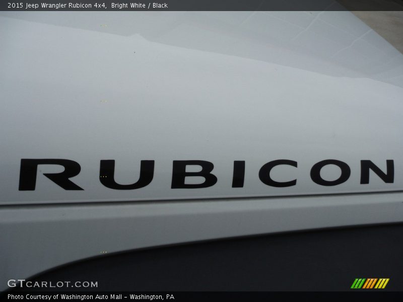 Bright White / Black 2015 Jeep Wrangler Rubicon 4x4