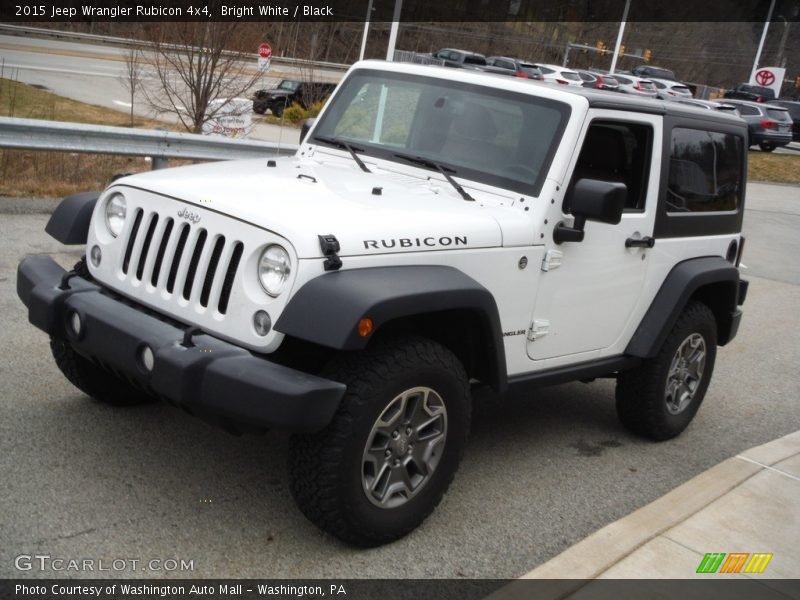 Bright White / Black 2015 Jeep Wrangler Rubicon 4x4