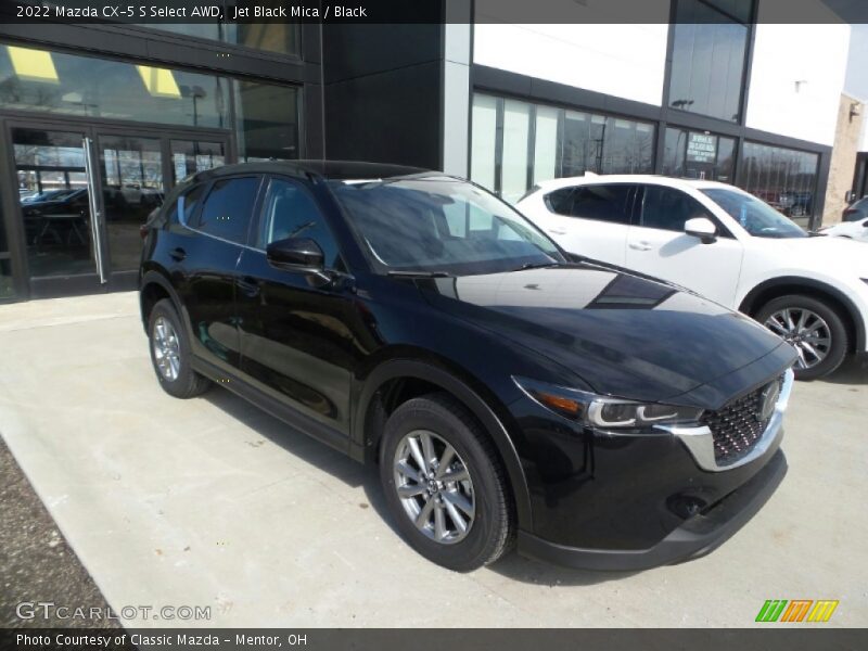 Jet Black Mica / Black 2022 Mazda CX-5 S Select AWD