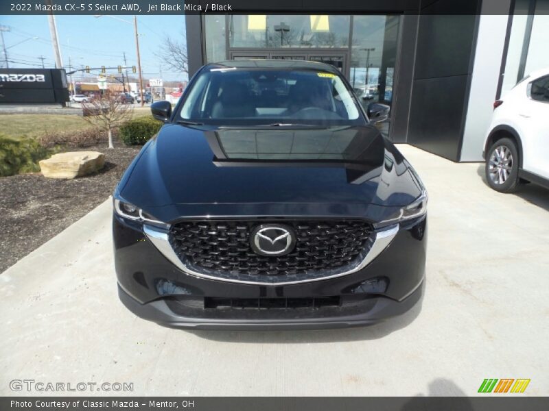 Jet Black Mica / Black 2022 Mazda CX-5 S Select AWD