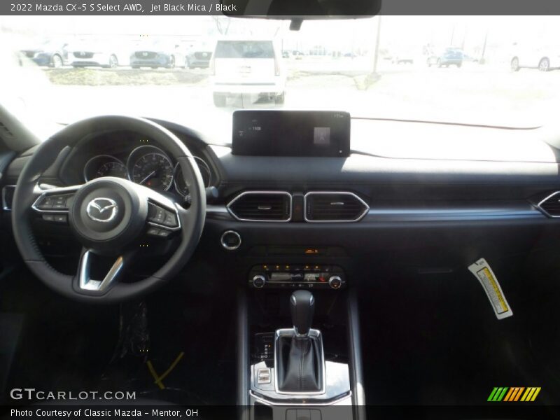 Jet Black Mica / Black 2022 Mazda CX-5 S Select AWD