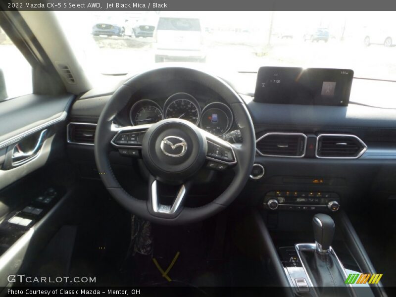 Jet Black Mica / Black 2022 Mazda CX-5 S Select AWD