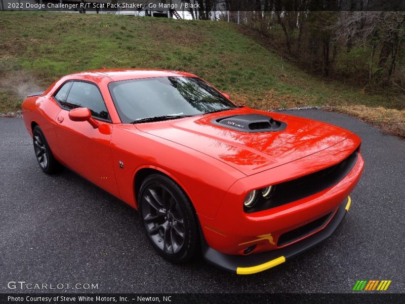 Front 3/4 View of 2022 Challenger R/T Scat Pack Shaker