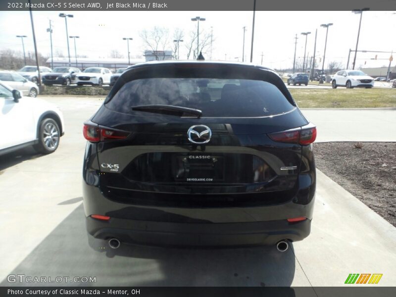 Jet Black Mica / Black 2022 Mazda CX-5 S Select AWD