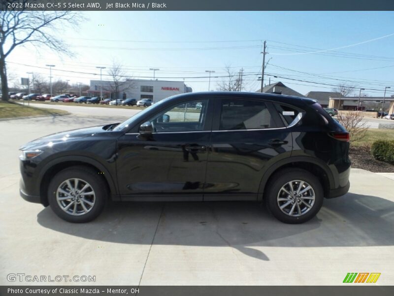 Jet Black Mica / Black 2022 Mazda CX-5 S Select AWD