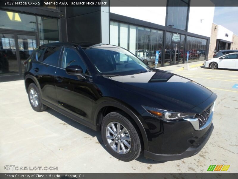 Jet Black Mica / Black 2022 Mazda CX-5 S Preferred AWD